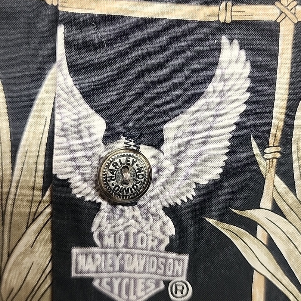 Harley-Davidson Motorcycles Vintage 100% cotton casual button-down shirt szM WOW - Picture 4 of 10